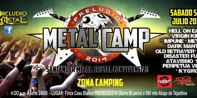 PRELUDIO METAL CAMP 2014 «BRUTAL CONVIVENCIA – METAL SANTANDER!!