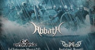 Listo el cartel oficial Amon Amarth y Abbath en Colombia