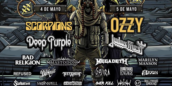 La Ciudad Azteca Ardera en llamas con el Corona Hell and Heaven 2018, con un cartel bastante demoledor