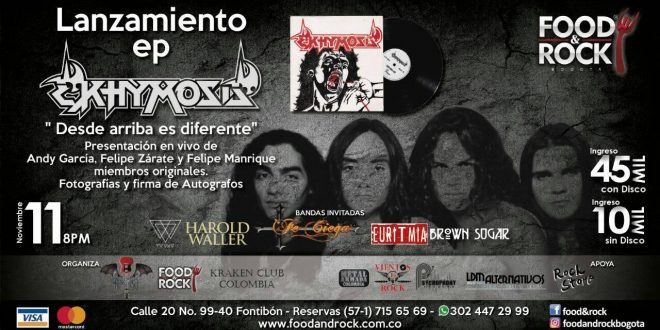 Relanzamiento del EP «Desde arriba es diferente» de Ekhymosis.