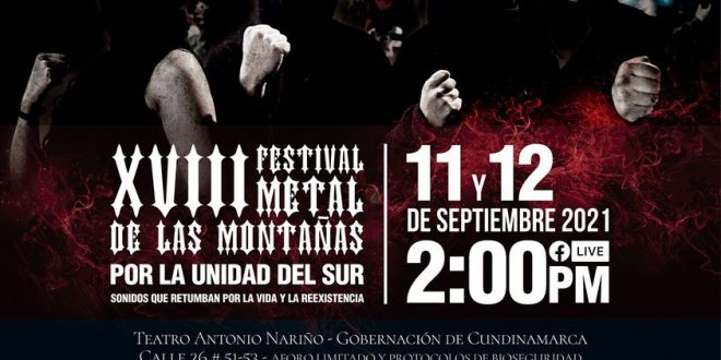 Bogotá 11 y 12 de septiembre, una nueva versión del Festival Metal de las Montañas