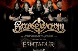 In Nomine Tenebris fest , desde Italia Graveworm en Colombia
