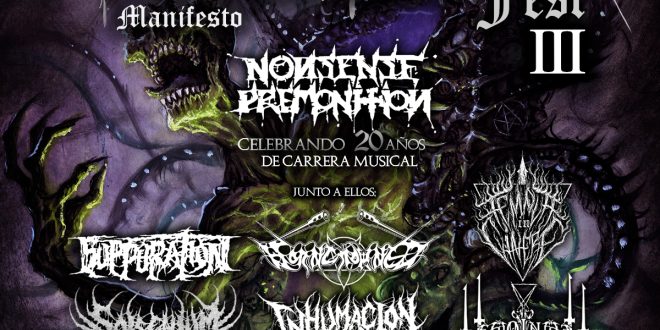 Se acerca el Premonition Fest 3 Colombia Death & Black Manifesto